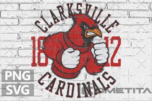 Clarksville Cardinals Plantilla Vector Gratuita