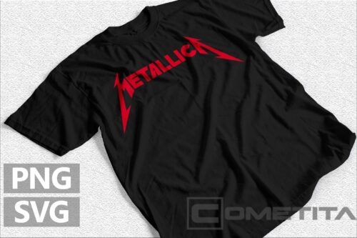 Vector de Logo de Metallica Rojo