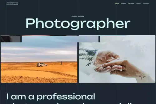 Página Web Para Fotógrafo, Fashion, Estudio de Fotografía