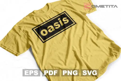 Plantilla de Logo Clásico de Oasis Para Imprimir y Sublimar (AI, EPS, SVG, PNG y PDF)