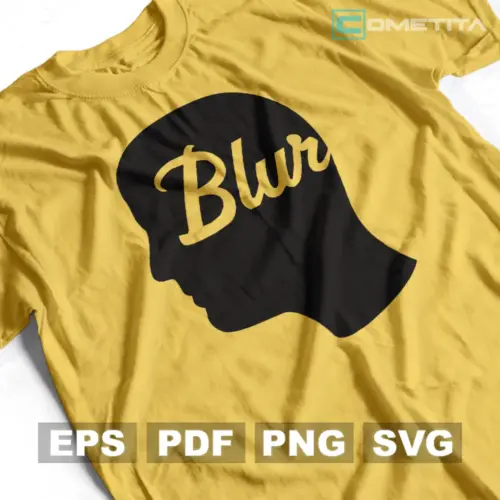 Plantilla Vector de Logo de Blur Studio Para Imprimir, Sublimar y Cortar — Ideal para Camisetas, Tazas, Cojines y Más