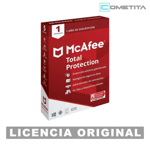 McAfee Total Protection 2024 — Licencia Genuina de un 1 Año Para 1 Dispositivo